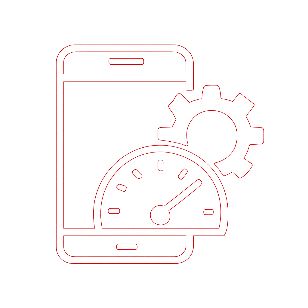 Icon representing 10Cric Mobile Compatibility.