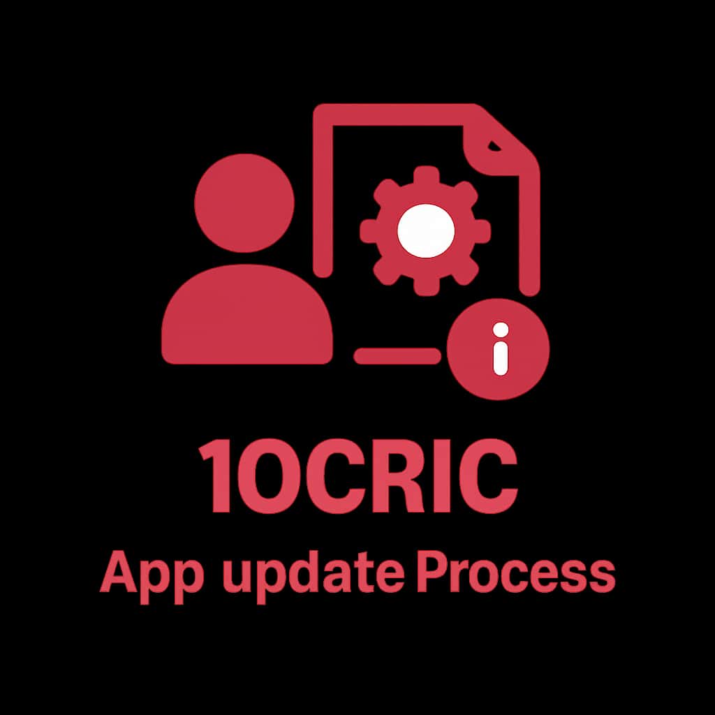 10Cric App Update Process icon.