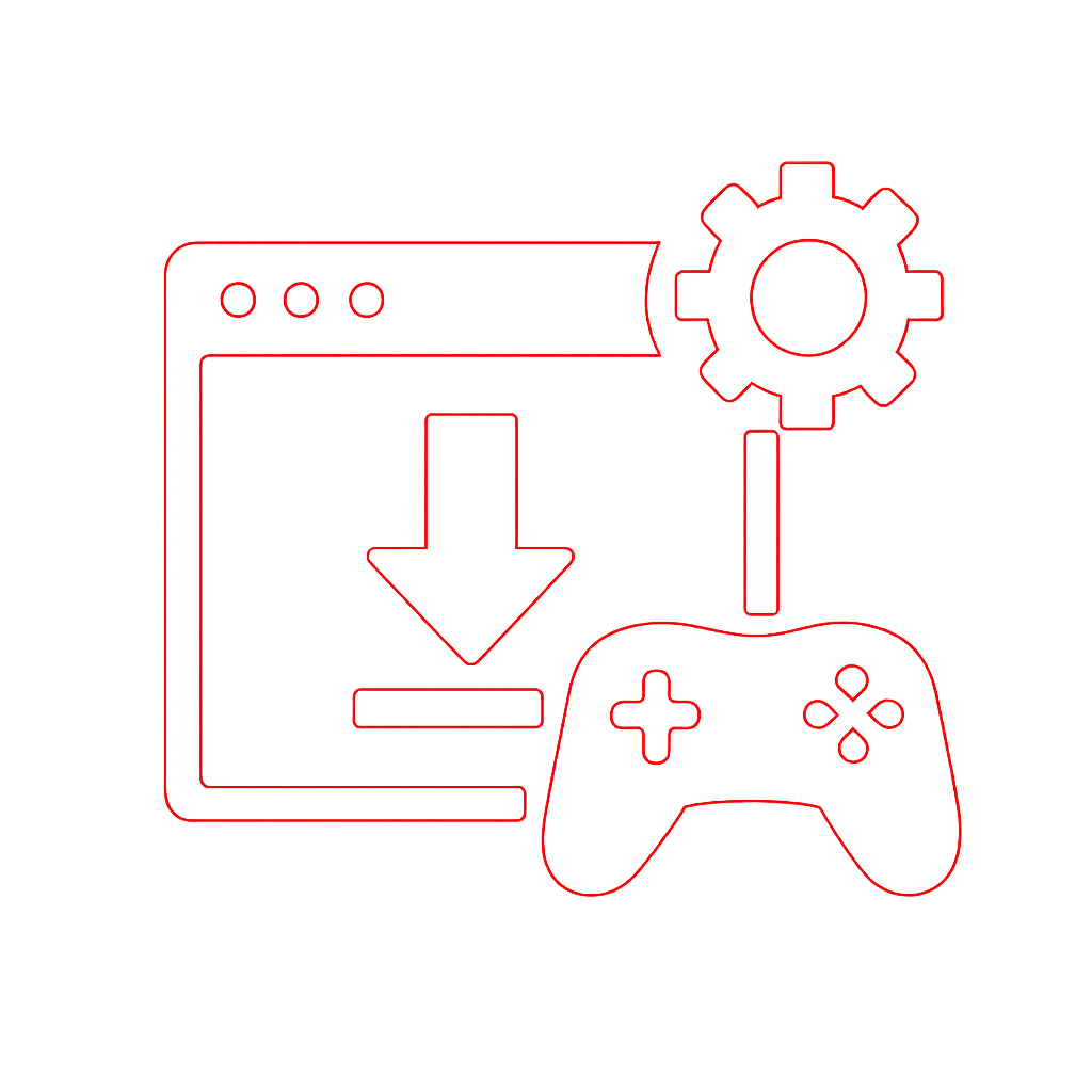 Illustration detailing the APK installation steps for 10Cric.