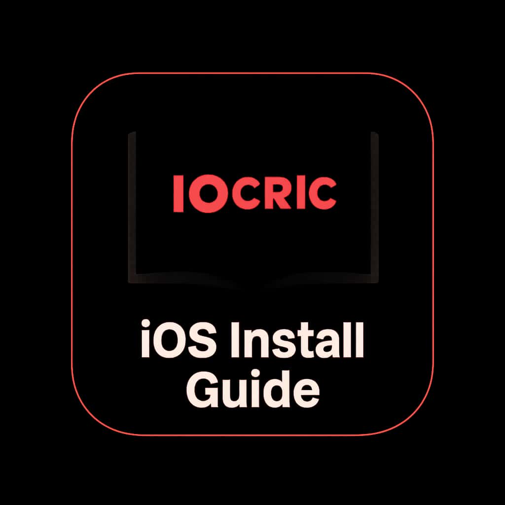 A badge icon for the 10Cric iOS Install Guide, displaying the text '10Cric'.