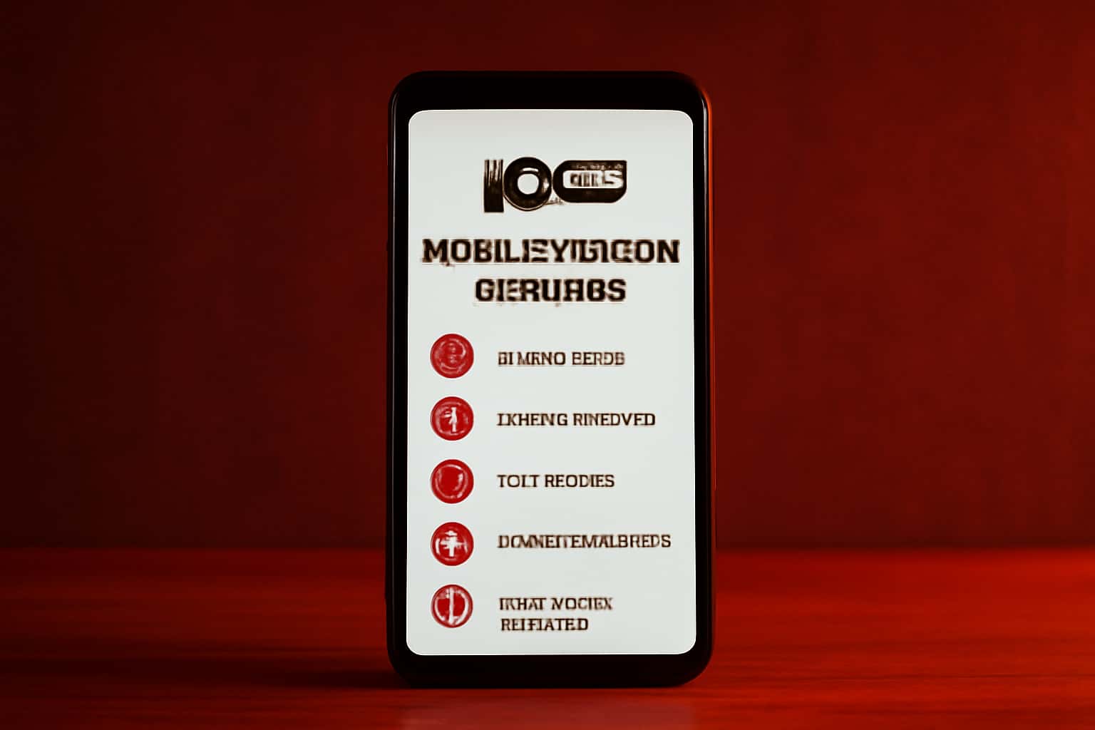 Visual representation of 10Cric Mobile Version Features with clear typography.
