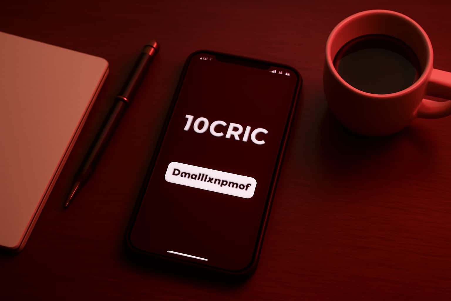 Informational scene about downloading the 10Cric iOS App.