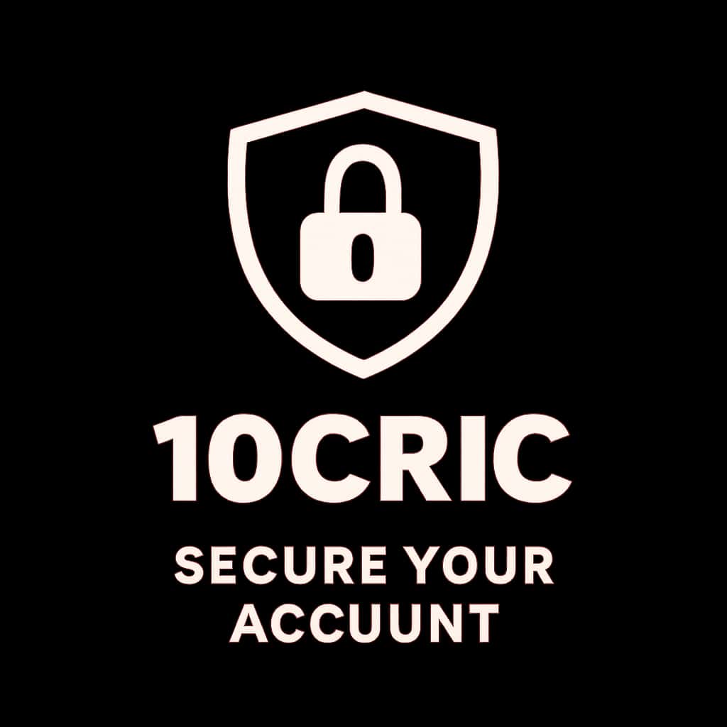 Icon concept for guiding users on securing their 10Cric account.