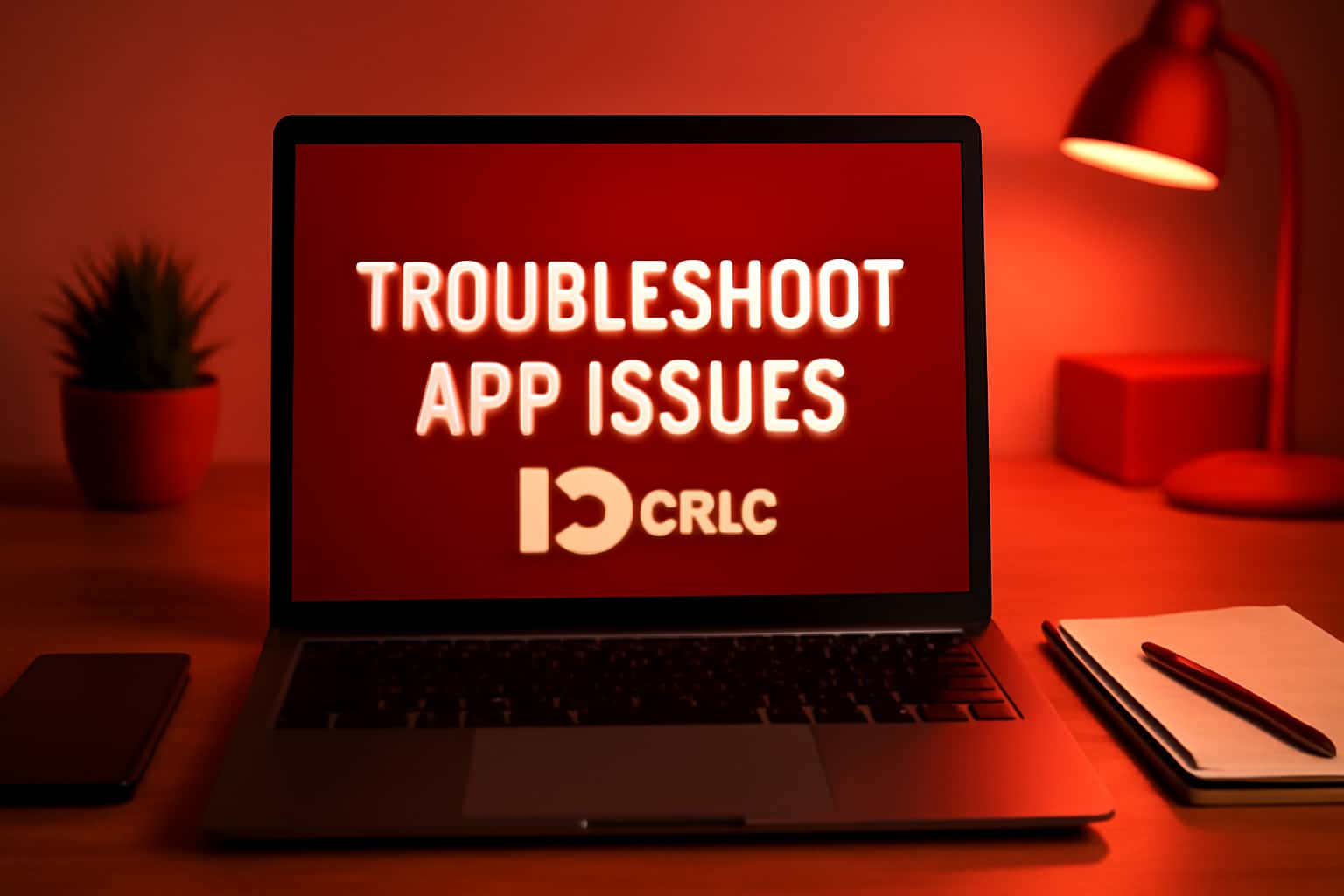 An informative scene representing troubleshooting issues with the 10Cric app.