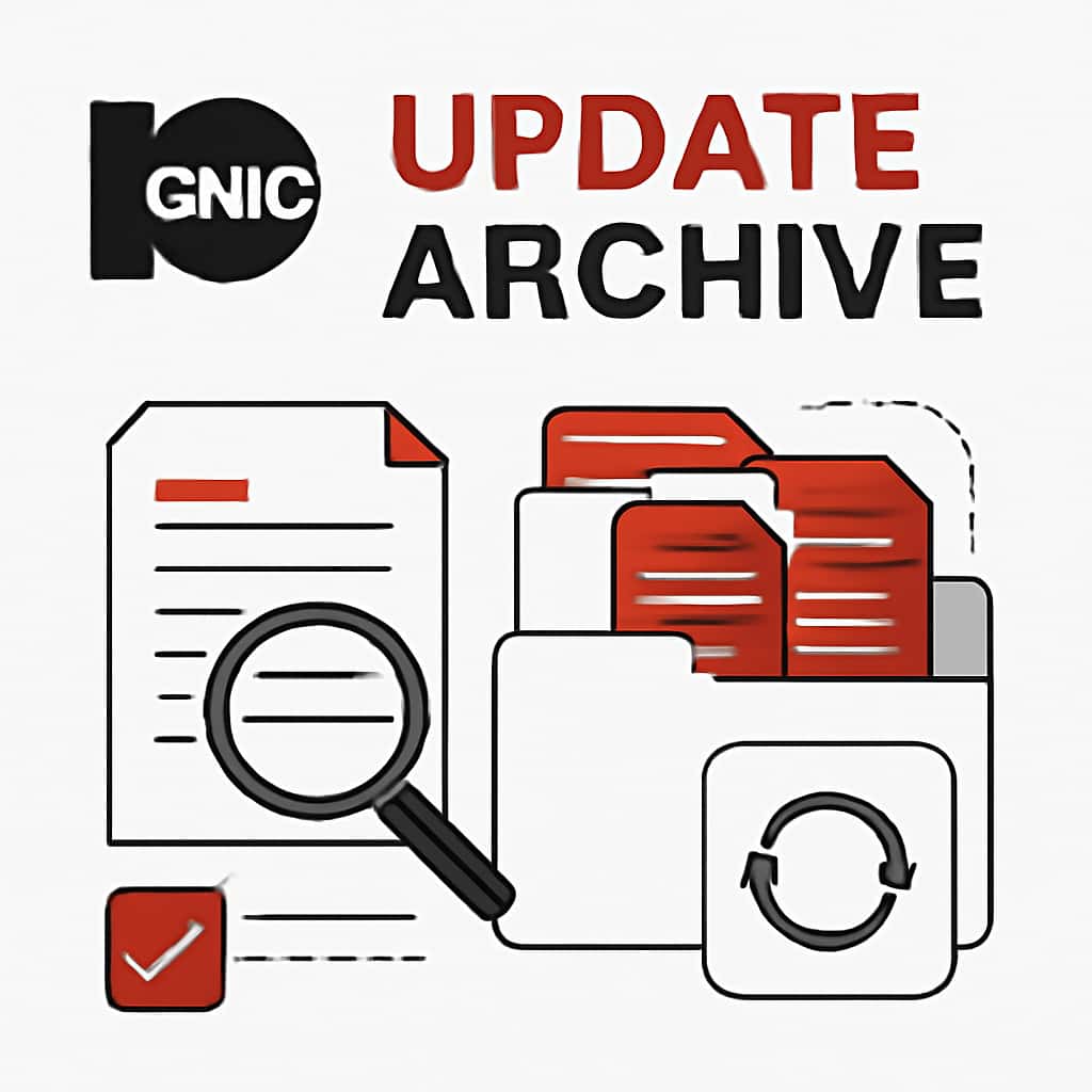 An educational diagram illustrating the 10Cric Update Archive process.